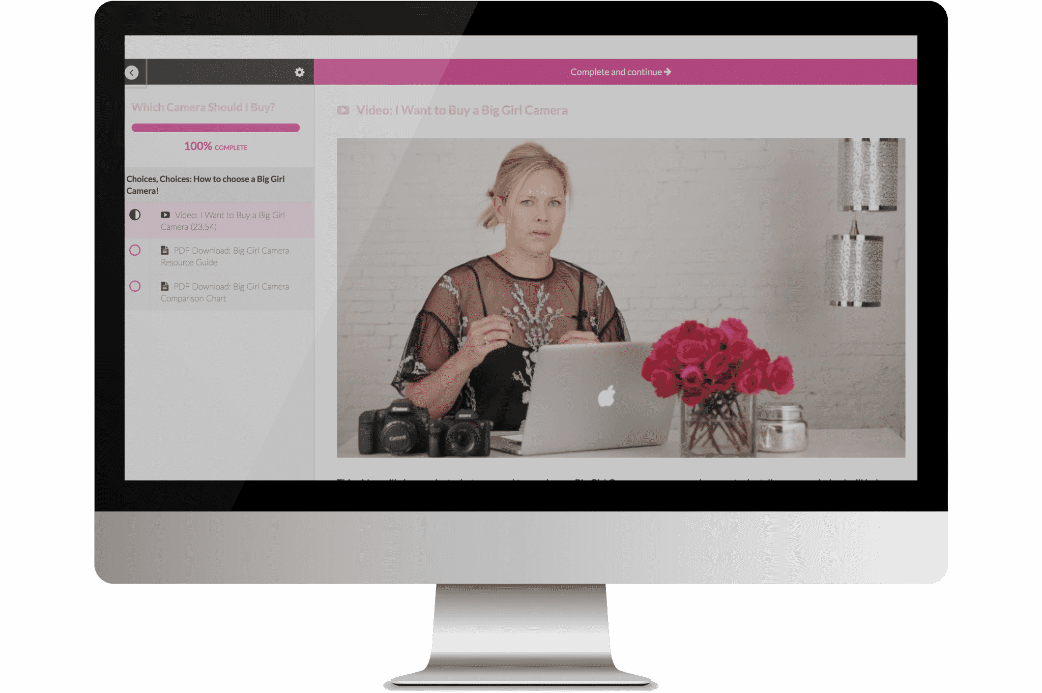 The Big Girl School Online Photography classes