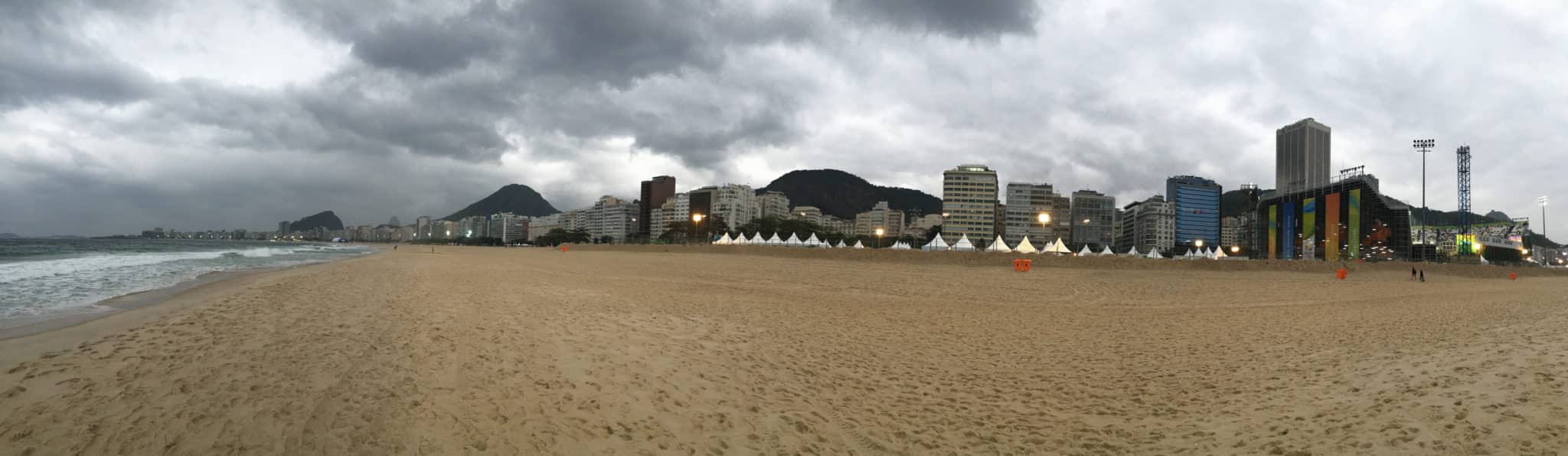 This was the ONLY time we saw this beach empty the entire week.