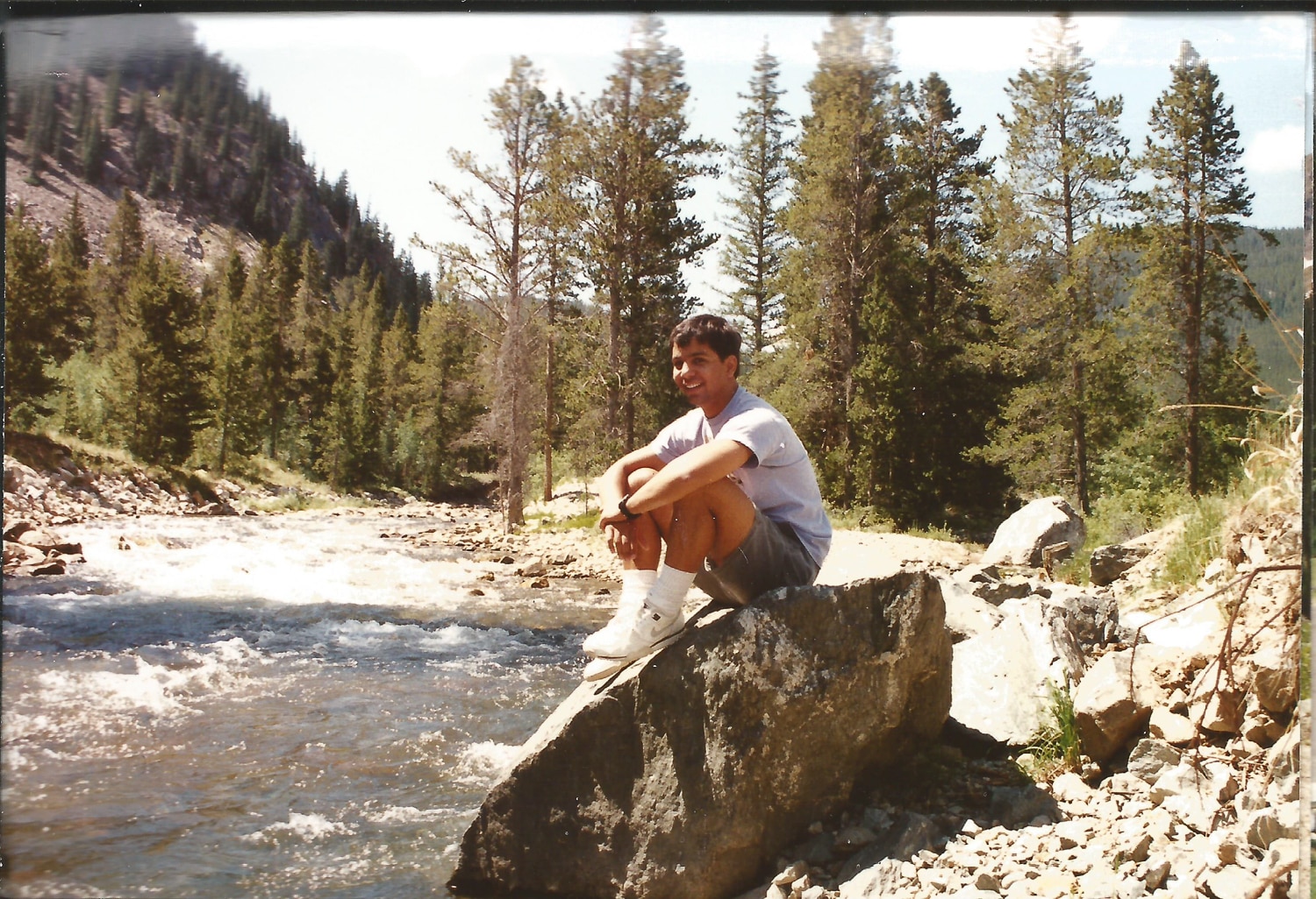 George on vacation with my parents and brothers in Colorado while he stayed with us. I don't think I went on this trip...
