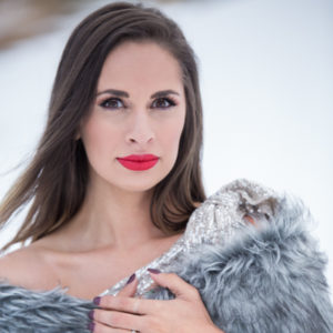 Winter bride in Snowmass
